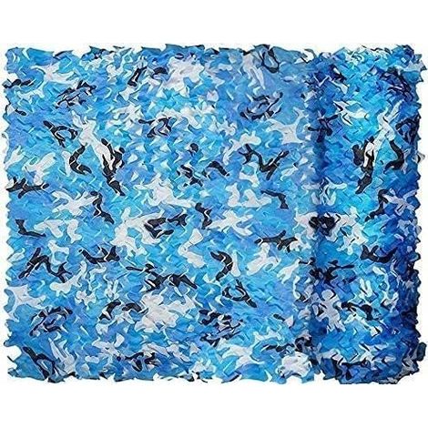 Filet de camouflage pour housses de voiture, tente, abri solaire, camping, tir, chasse, décoration de fête, arrière-plan de photographie (3 x 6 m) (1/5)