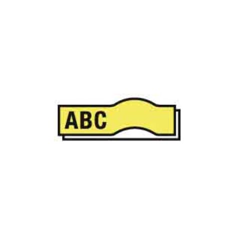 Schriftband Bandbreite 12mm Bandlänge 7m Standard schwarz auf gelb DYMO