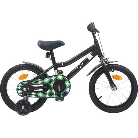 Teenpull – Kinderfahrrad 12 Zoll für 2-4 Jahre alt Schwarz (1/5)