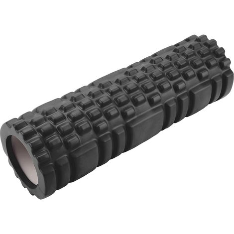 Rouleau de Yoga Creux Mini pour Exercices de Fitness et Massage Physio (Noir) (1/5)