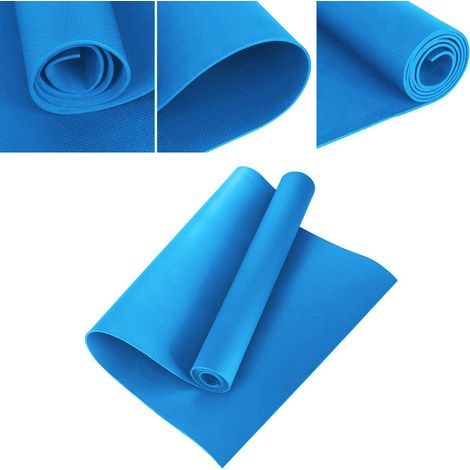 4 mm dicke EVA-Yogamatte, rutschfest, schlank, für Yoga, Heim-Fitnessstudio, Pilates und Fitness. (1/5)