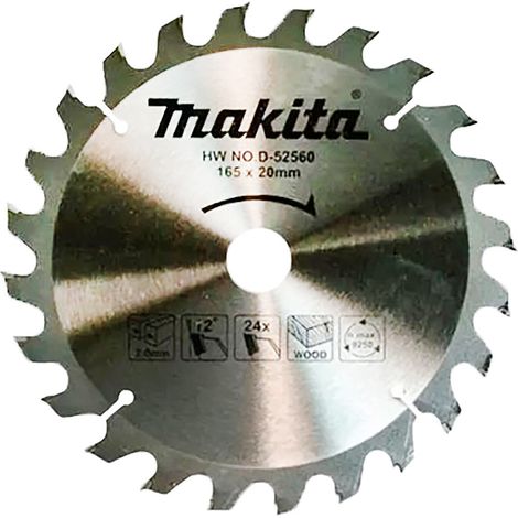 D-52560 Disco sega circolare, Standard T.C.T, 165 x 20 mm 24 D