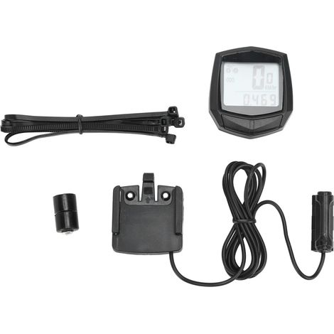 Compteur vélo filaire SD 581, odomètre VTT, compteur de vitesse anglais (1/5)