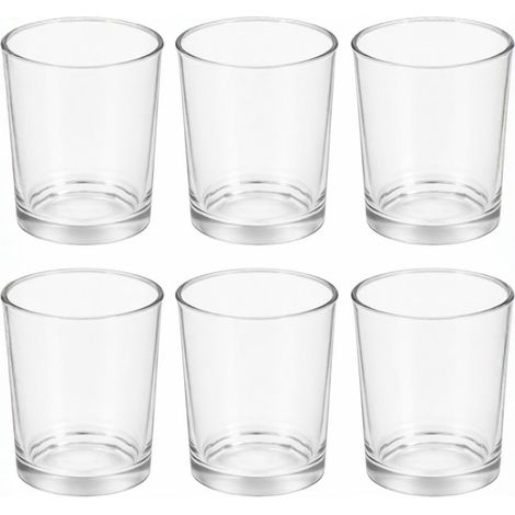 Verres à Amuse-Bouches - Petits verres - Verres à shot - 6 pièces - Verre, Blanc (1/5)