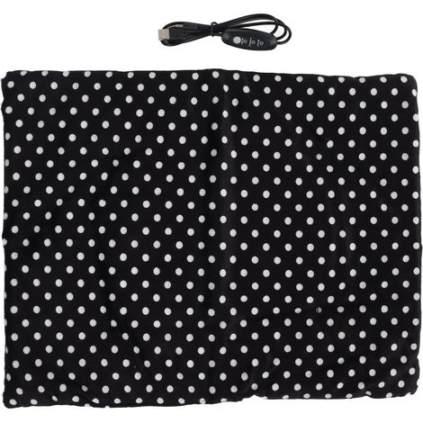Coussin Chauffant - 3 Niveaux Température Réglable - USB Alimenté - Lavable et Pliable - Pour Chats Chiens Animaux Compagnie - 1 Pièce