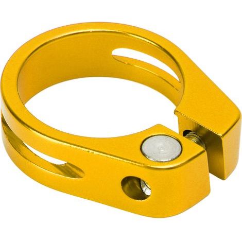 Morsetto reggisella per bicicletta, a sgancio rapido, 34,9 mm, ultraleggero e antiruggine, in alluminio (1/5)