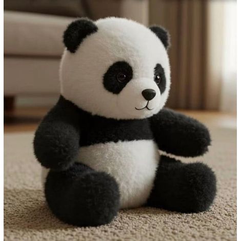 Panda - 25 cm - Peluche En Peluche Douce Avec Rembourrage Poids Léger - Décoration Bureau Voiture Maison - 1 Pièce (1/2)