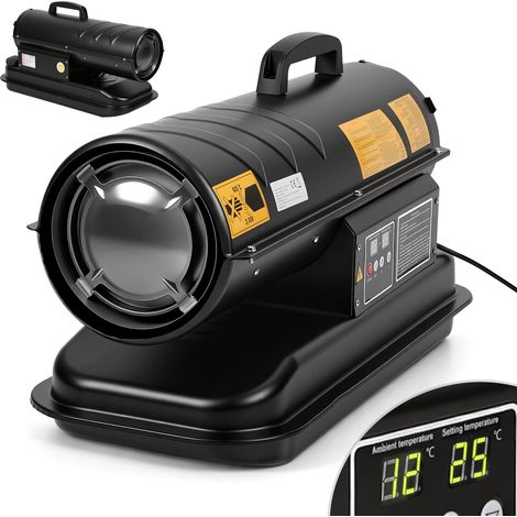 TolleTour Canon à chaleur de 20 kW, soufflerie de chauffage au fioul, chauffage de chantier diesel,réservoir de 22 L (1/5)