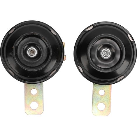Klaxons de moto étanches 12V, 1,5 a, 105db, haut-parleur rond pour voiture, UTV, ATV, bateau. (1/4)