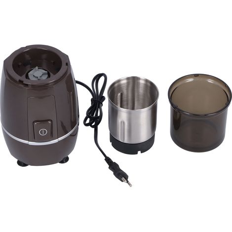 Moulin à café électrique portable, broyeur à noix et à grains avec lame en acier inoxydable, prise UE 220 V (1/5)