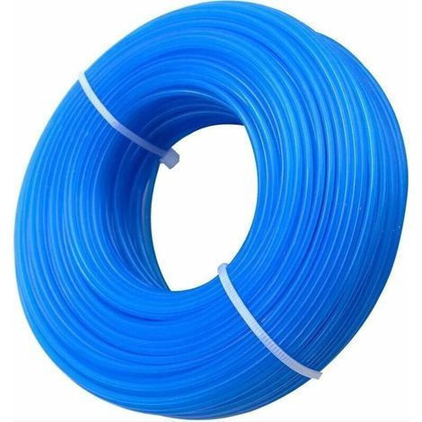 Spool of Round Nylon Line for Brush Cutter Trimmer Diameter 1.6 mm Length 100 m, Replacement Cutting Line Trimmer Line (1/5)
