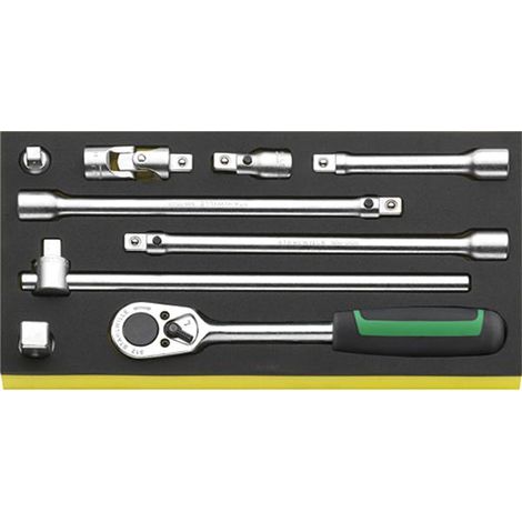 Stahlwille TCS 1/2"-512/9 Werkzeuge in TCS Einlage taetigungswerkzeug