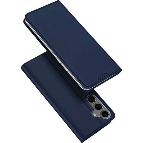 DUX DUCIS Custodia per Samsung Galaxy S25 con slot per schede - Blu