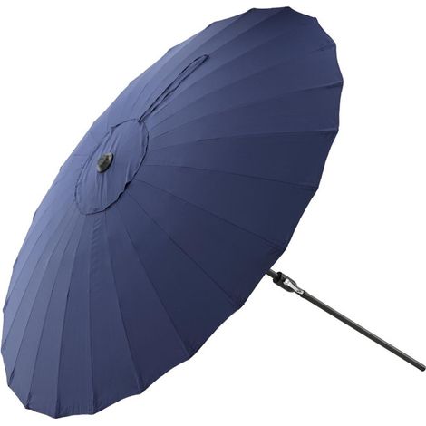 Parasol Design "Palmetto" 270cm Bleu (1/5)