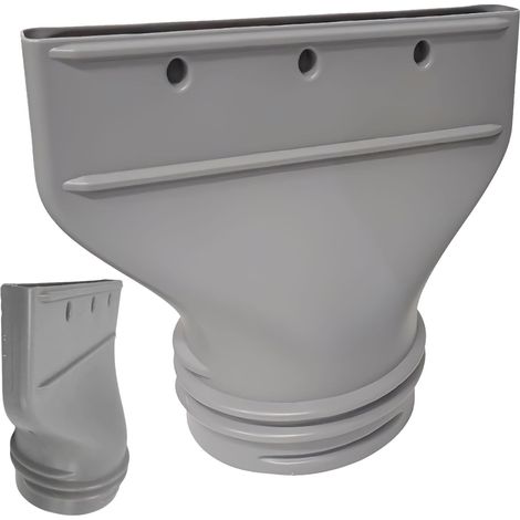 Tuyau Climatiseur Mobile Adaptateur Clim Fenetre, Adaptateur Tuyau Climatiseur Mobile Raccord Plat, De D'échappement Pour Climatisation - 130/150mm, Pour D'échappement Installation Rapide Et Solide (1/5)