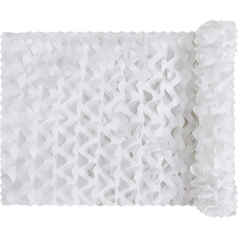1 rouleau de filet de camouflage léger de 1,5 2 m, filet pare-soleil, filet de protection solaire - blanc (1/5)