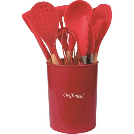 Ensemble de 12 ustensiles de cuisine, couverts, ustensiles de cuisine en silicone (1/2)
