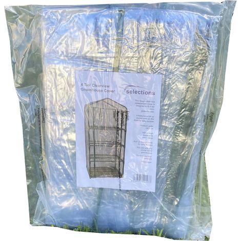 4 Tier Mini Greenhouse Clear View Replacement Cover (1/5)