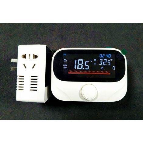 Thermostat RF sans fil Tuya pour chaudière gaz + WiFi, affichage numérique, sans câblage