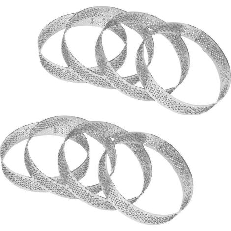 20 moules à tartes et gâteaux ronds à fond poreux, 10 cm (1/4)