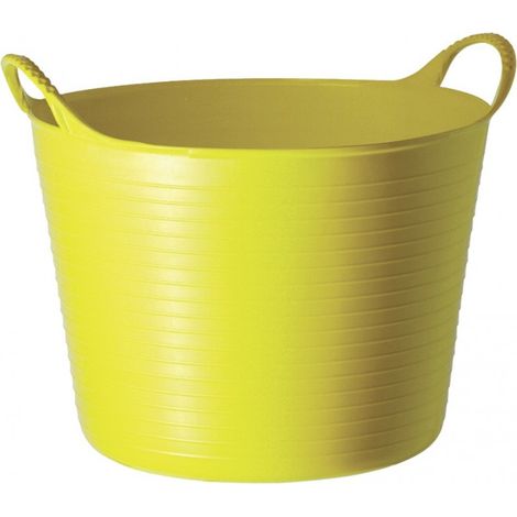 Cubo flexible universal 26 L de amarillo