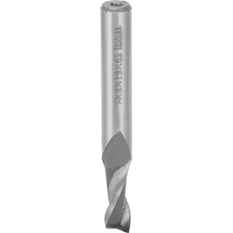 Spiral-Schaftfräser aus HSS, 2-schneidig, gerader Schaft, CNC-Fräswerkzeug, Hardware 7x8x19x63