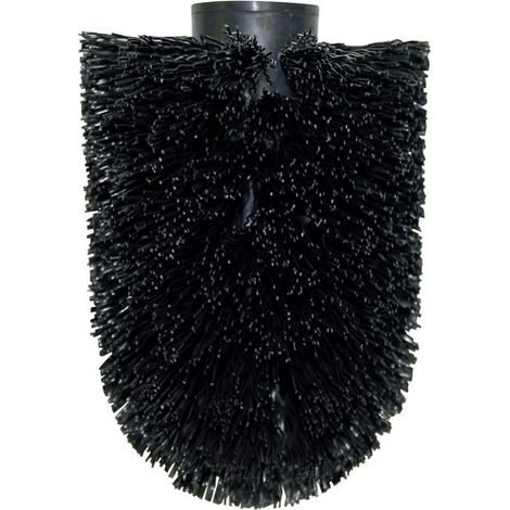 Tête de brosse wc de rechange 72mm Noir Spirella