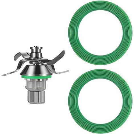 2 Pièces Bague d'étanchéité pour couteaux tm5/tm6 Bagues d'étanchéité pour couteaux mixeur Vorwerk Thermomix TM5 TM 6, joints en silicone