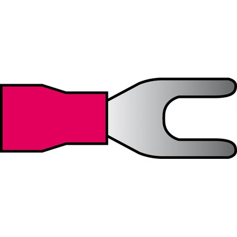 COSSES 016 POUR CABLES Ø0.5 1.5MM ROUGE 10PCS z