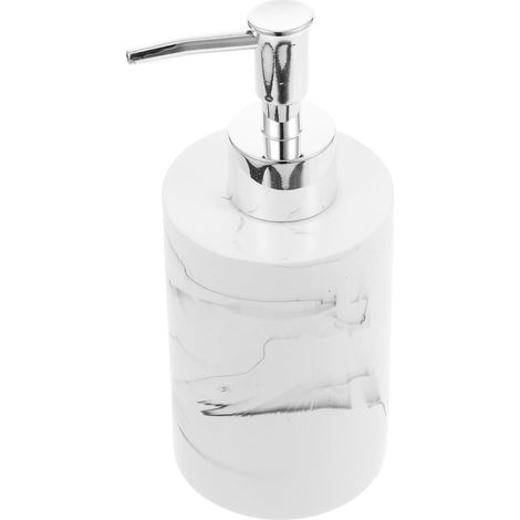 Nachfüllbarer Seifenspender aus Kunstharz Weiß 270 ml