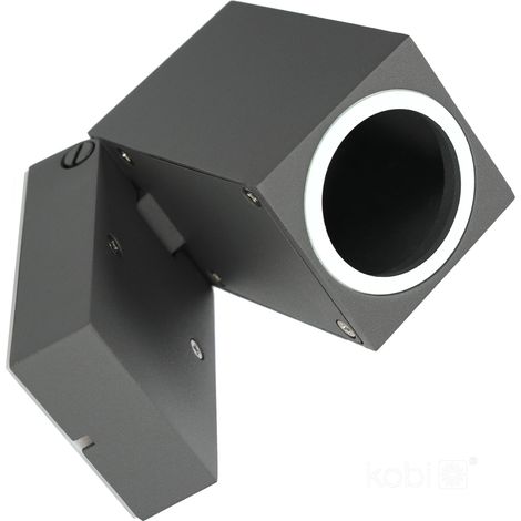 Lámpara de pared para jardín 1xGU10 IP44 gris (1/5)