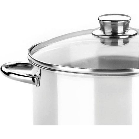 OLLA MONIX OPTIMA 5 L 22CM CON TAPA DE CRISTAL INOX 453122 (1/2)