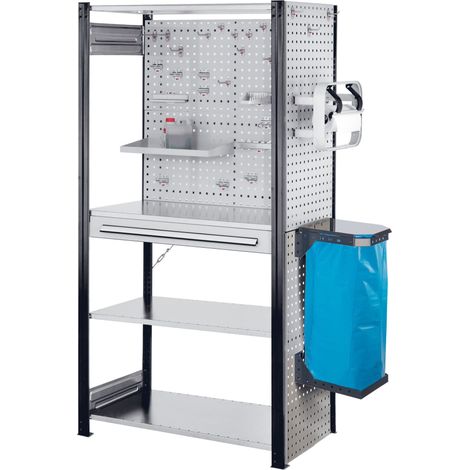 Kappes ®RasterPlan Steckregale 2000x1000x500mm Modell 6 anthrazitgrau