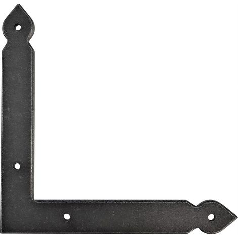 HALCÖ Scheinwinkelband Fulp, 140 x 140 mm, Stahl verzinkt schwarz passiviert (1/3)