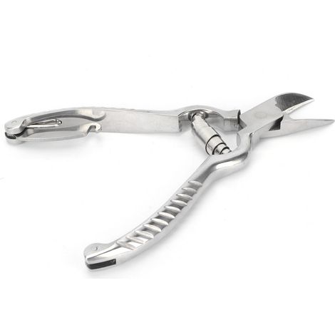 Coupe-dents pour porcelets en acier inoxydable avec manche ergonomique et forme de calebasse incurvée (1/5)