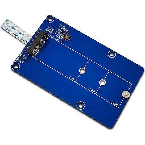 PCIe zu M.2 NVMe SSD Adapterkarte für Pi5 5-- (1/5)