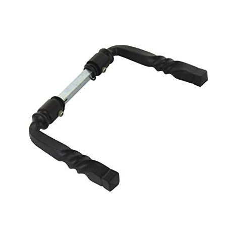 Aquitaine 49 maniglia a doppia leva BOUVET Ferro nero - 7x95 mm - 15266