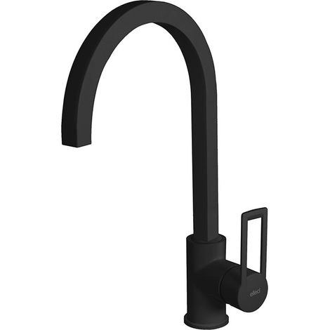 Rubinetto Miscelatore Cucina Elleci Bio Bridge Keratek Plus Black Nero Assoluto MKKBRI86AB (1/2)