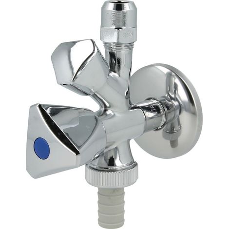 Robinet d’angle combiné 3/8’’ auto-étanche avec clapet anti-retour
