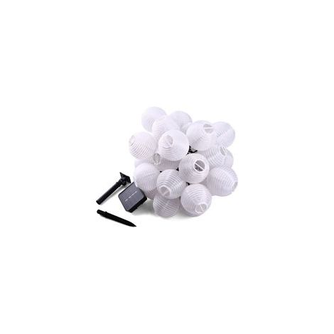 30 luces LED solares para exteriores, farolillos impermeables para jardín, patio, terraza, hogar y decoración navideña - Crezuo