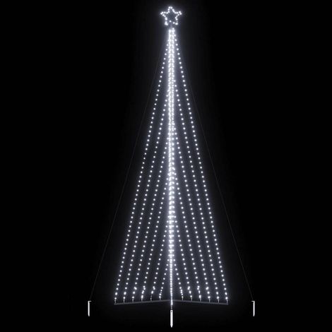 vidaXL Albero di Natale a LED 789 LED Bianco Freddo 476 cm (1/5)