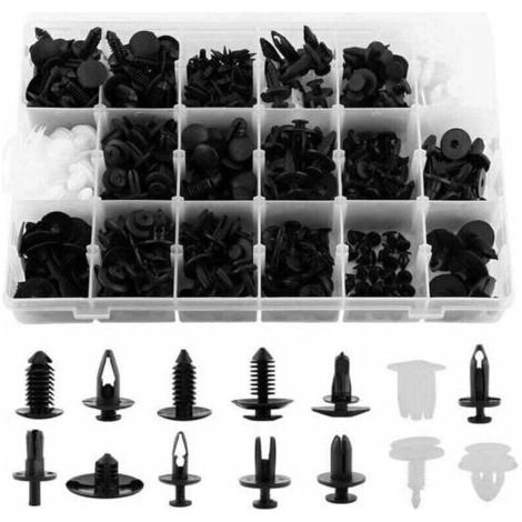 415pcs Voiture Auto Rivet Pare-chocs Porte Panneau Agrafe Retainer Attache Clips Garniture (1/4)