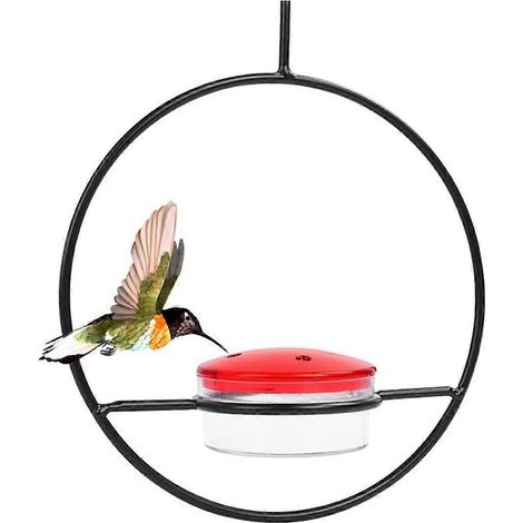 Stapelbarer, hängender Kolibri-Futterspender mit Metallrahmen, 1 Stück