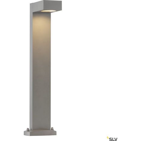 Borne extérieure QUADRASYL 75 gris GX53/TCR-TSE 11W max IP44 - SLV - 232294