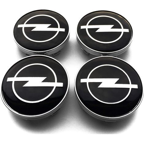 4 X 60mm 3D Cache-Moyeu Capuchons de Centre Enjoliveurs de Roue Voiture Cache Moyeux Jante Universel Cache-Moyeux pour Opel 60mm / 57mm (1/4)