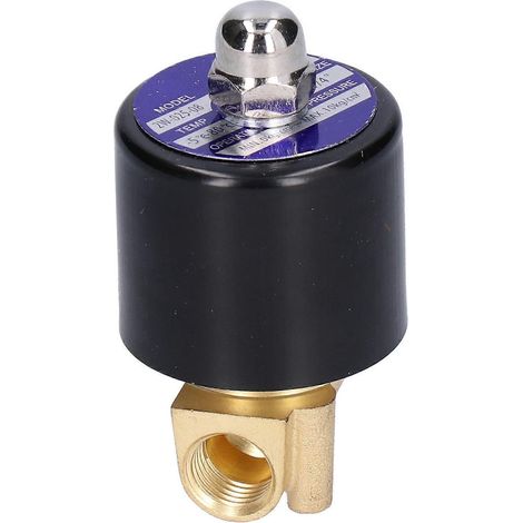 Kleines elektrisches Magnetventil, normalerweise geschlossen, für Wasser, Luft, Diesel, 1/4 Zoll, 2W‑025‑08DC12V
