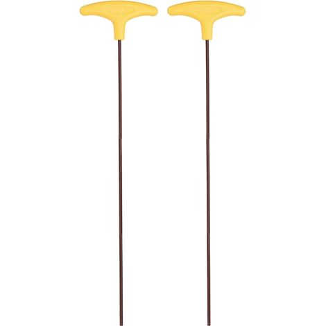 2 Pcs Clé Hexagonale À Manche En T 5mm Métrique Acier S2 Jaune (1/5)