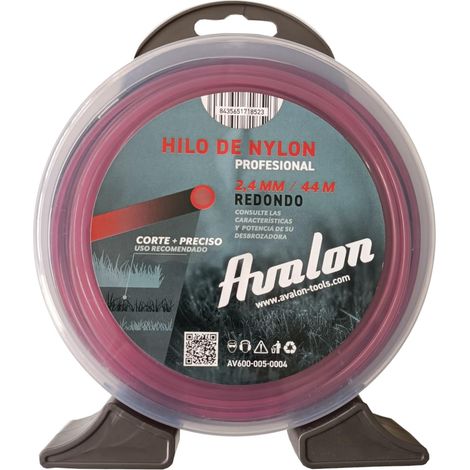 Avalon - Filo Rotondo in Nylon Universale per decespugliatore e Tosaerba (2,4 mm x 44 m) (1/4)