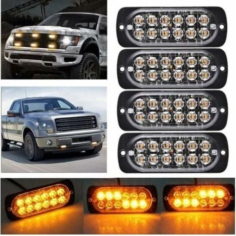 LED Car Light Strip with Flashing Brake Light - 12V-24V - Safety Flashing Light for Cars, Commercial Vehicles, Boats, Trailers, Caravans MUMU (1/4)