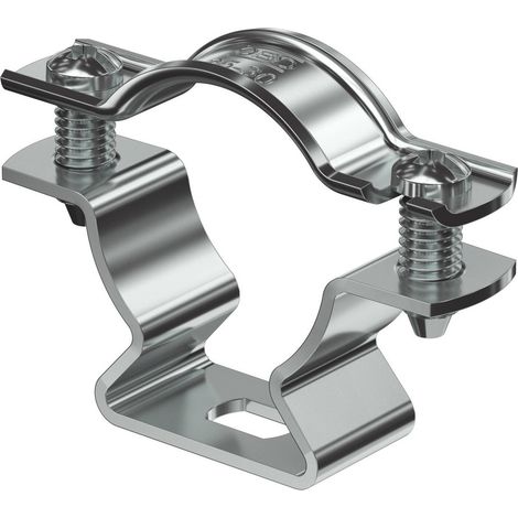 OBO Bettermann Abrazadera distanciadora con agujero oblongo 25-30mm aluminio, 1362822